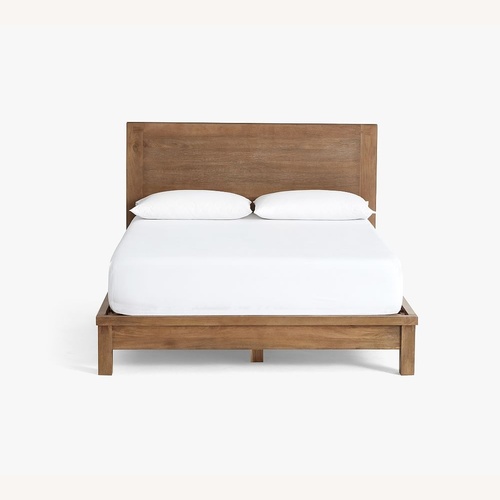 Used Pottery Barn Reed Platform Bed for sale on AptDeco