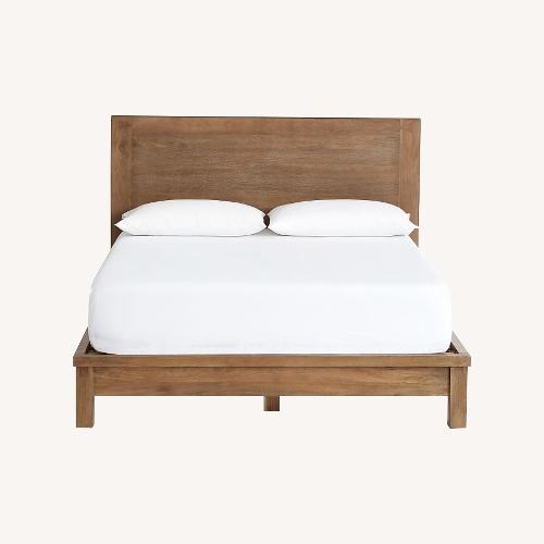 Used Pottery Barn Reed Platform Bed for sale on AptDeco