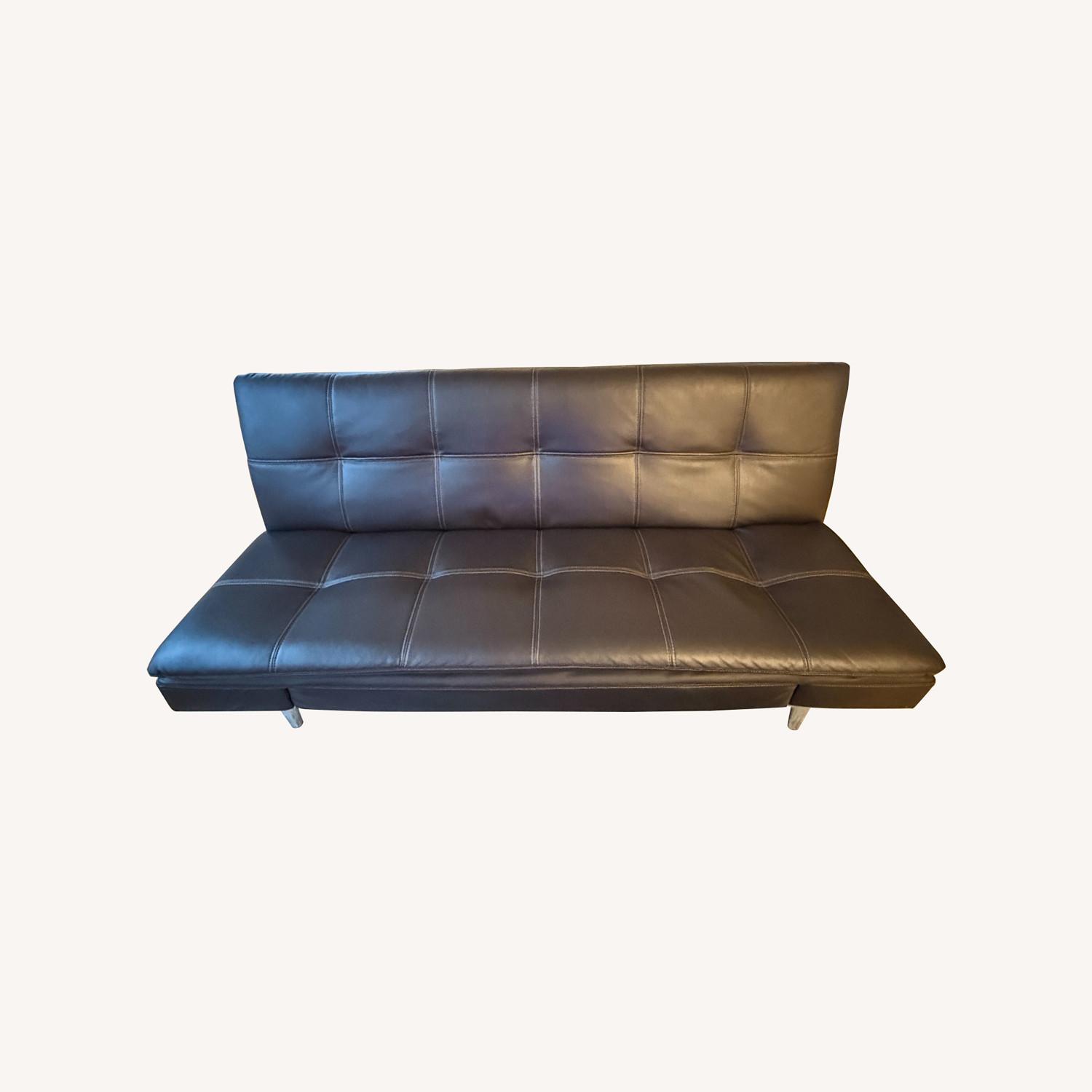 Costsco Russel Beautyrest Bonded Leather Euro Lounger - image-0
