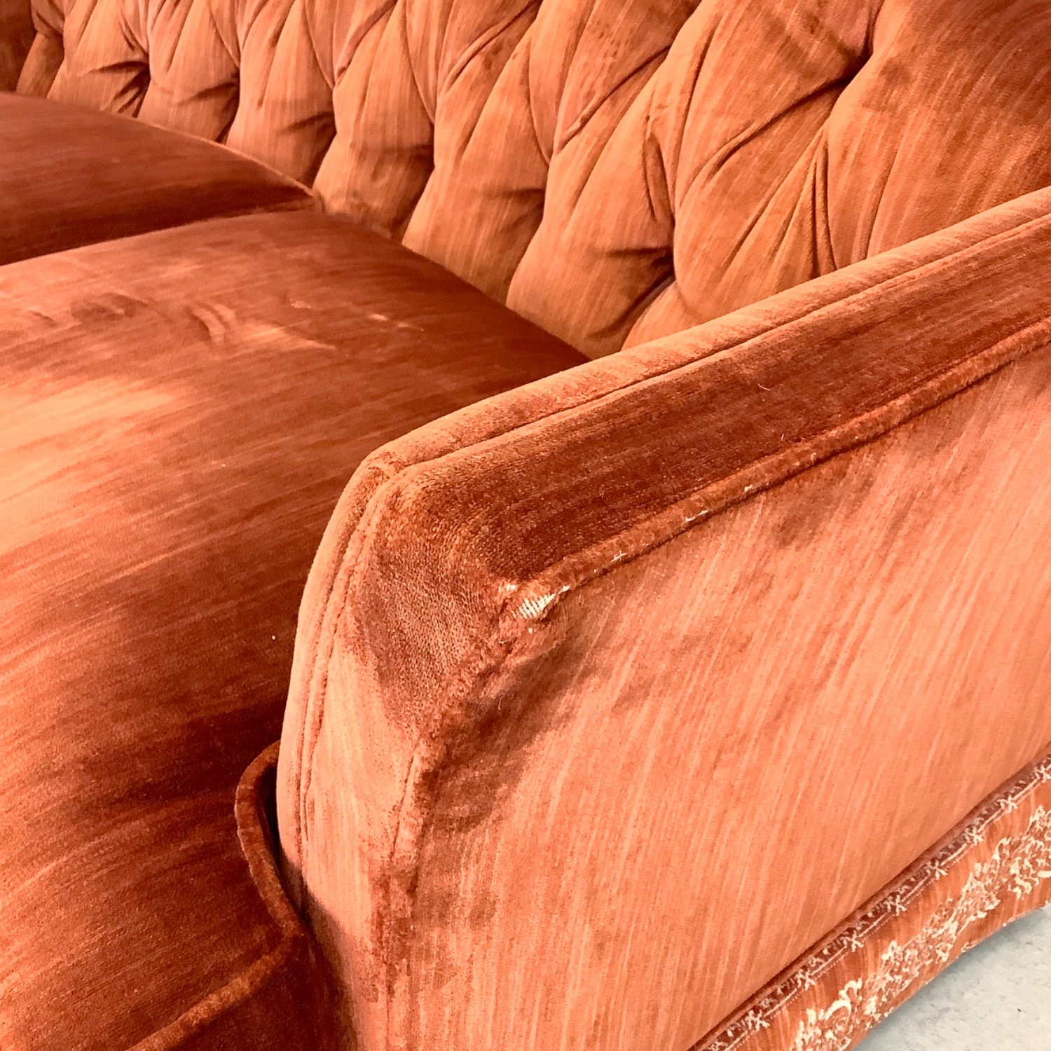 Mid-Century Tufted Two Seat Sofa or Loveseat - image-15