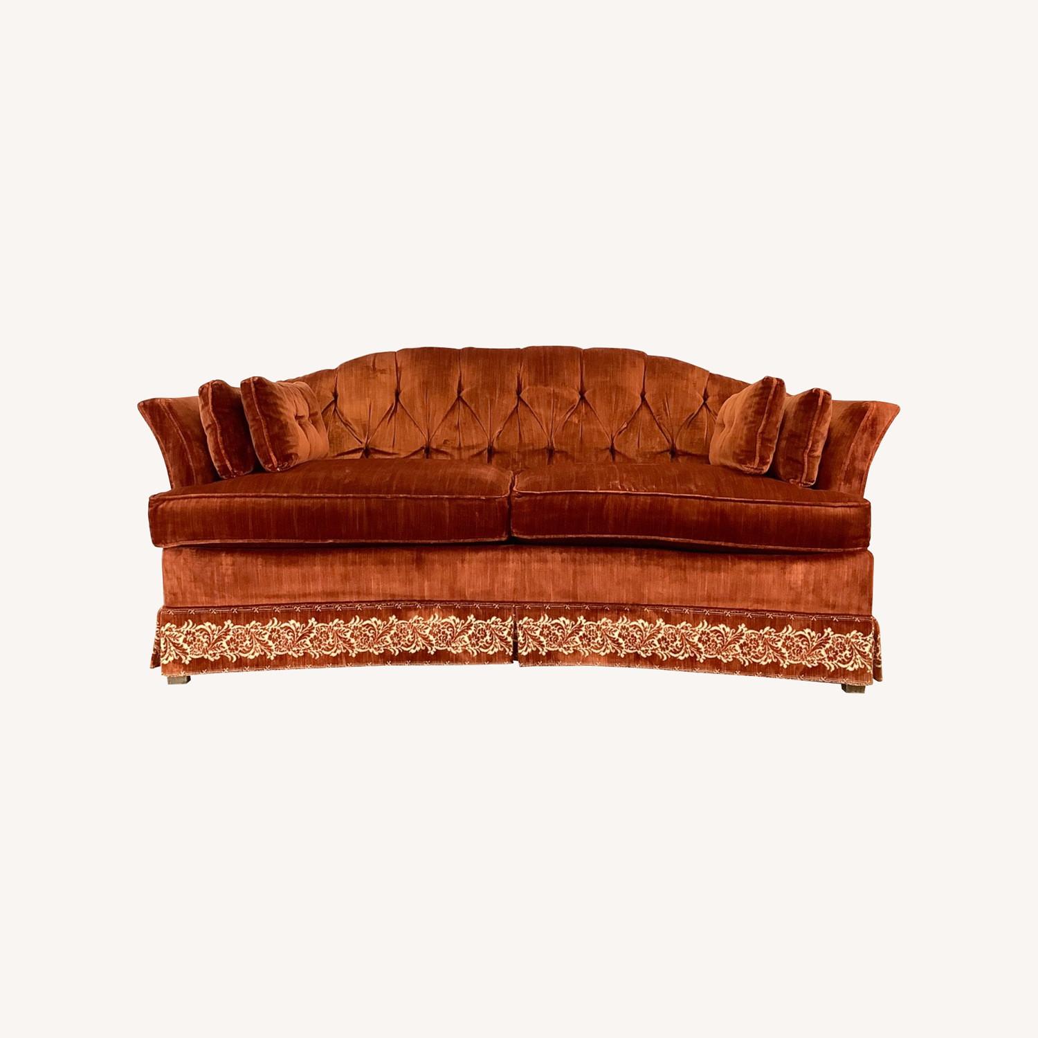 Mid-Century Tufted Two Seat Sofa or Loveseat - image-0