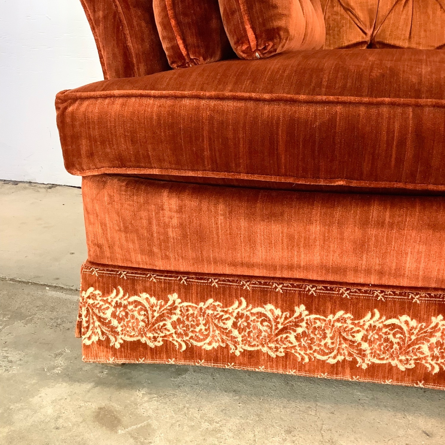 Mid-Century Tufted Two Seat Sofa or Loveseat - image-17