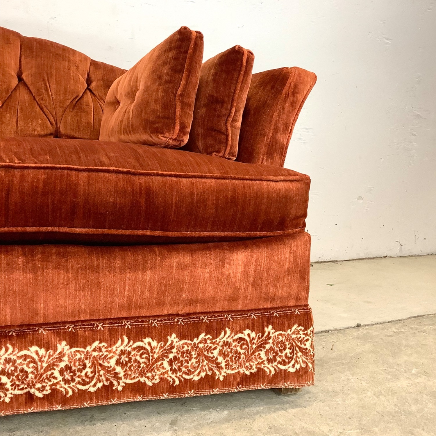 Mid-Century Tufted Two Seat Sofa or Loveseat - image-18