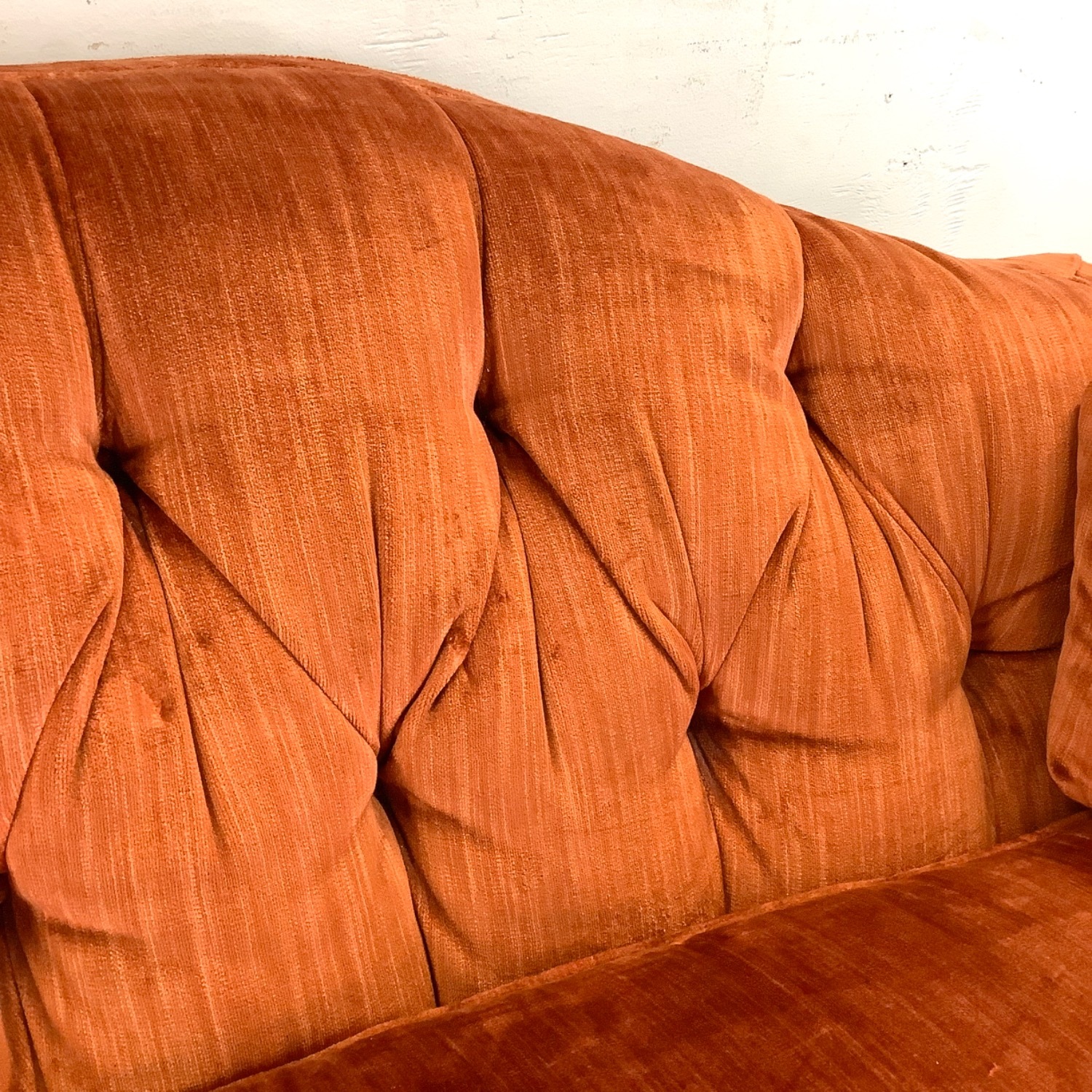 Mid-Century Tufted Two Seat Sofa or Loveseat - image-11