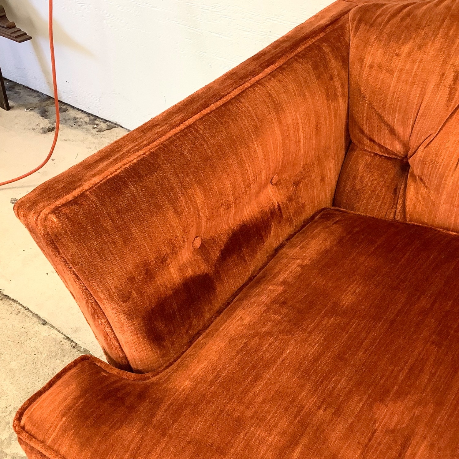 Mid-Century Tufted Two Seat Sofa or Loveseat - image-16