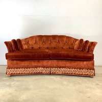 Mid-Century Tufted Two Seat Sofa or Loveseat