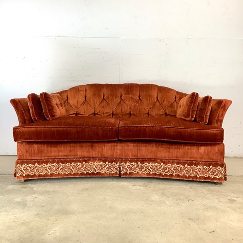 Used Mid-Century Tufted Two Seat Sofa or Loveseat for sale on AptDeco