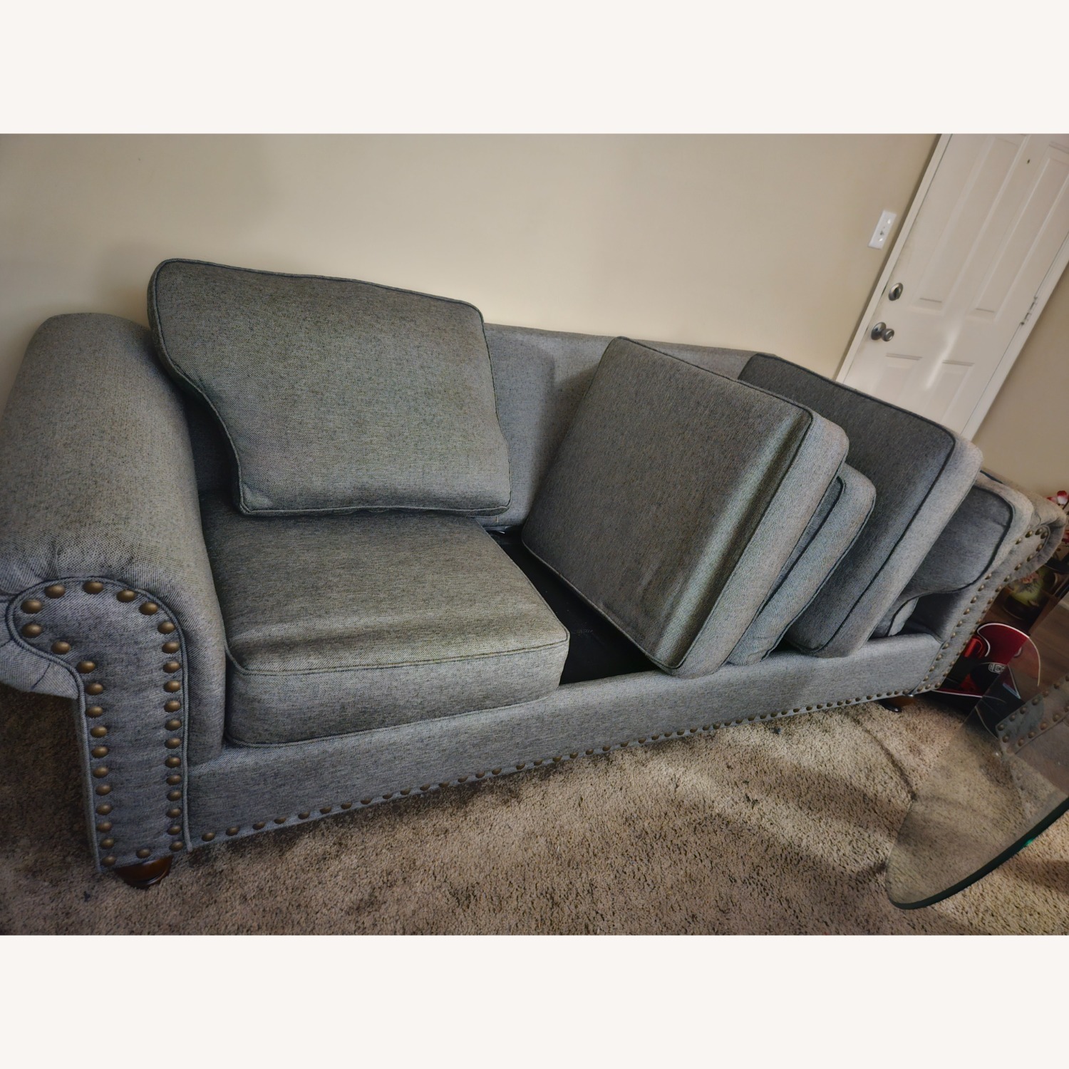  Ashley Gray Sofa - image-1