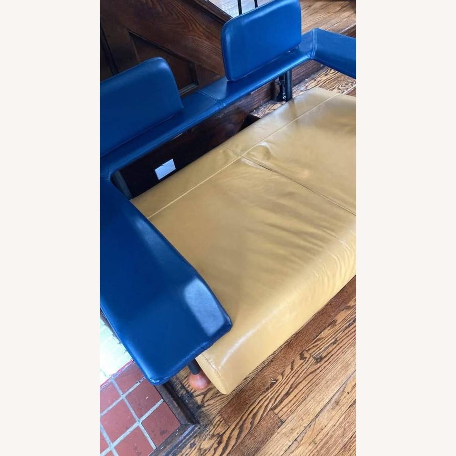 Mid Century Modern Poltrome C Italian Leather Sofa - image-7