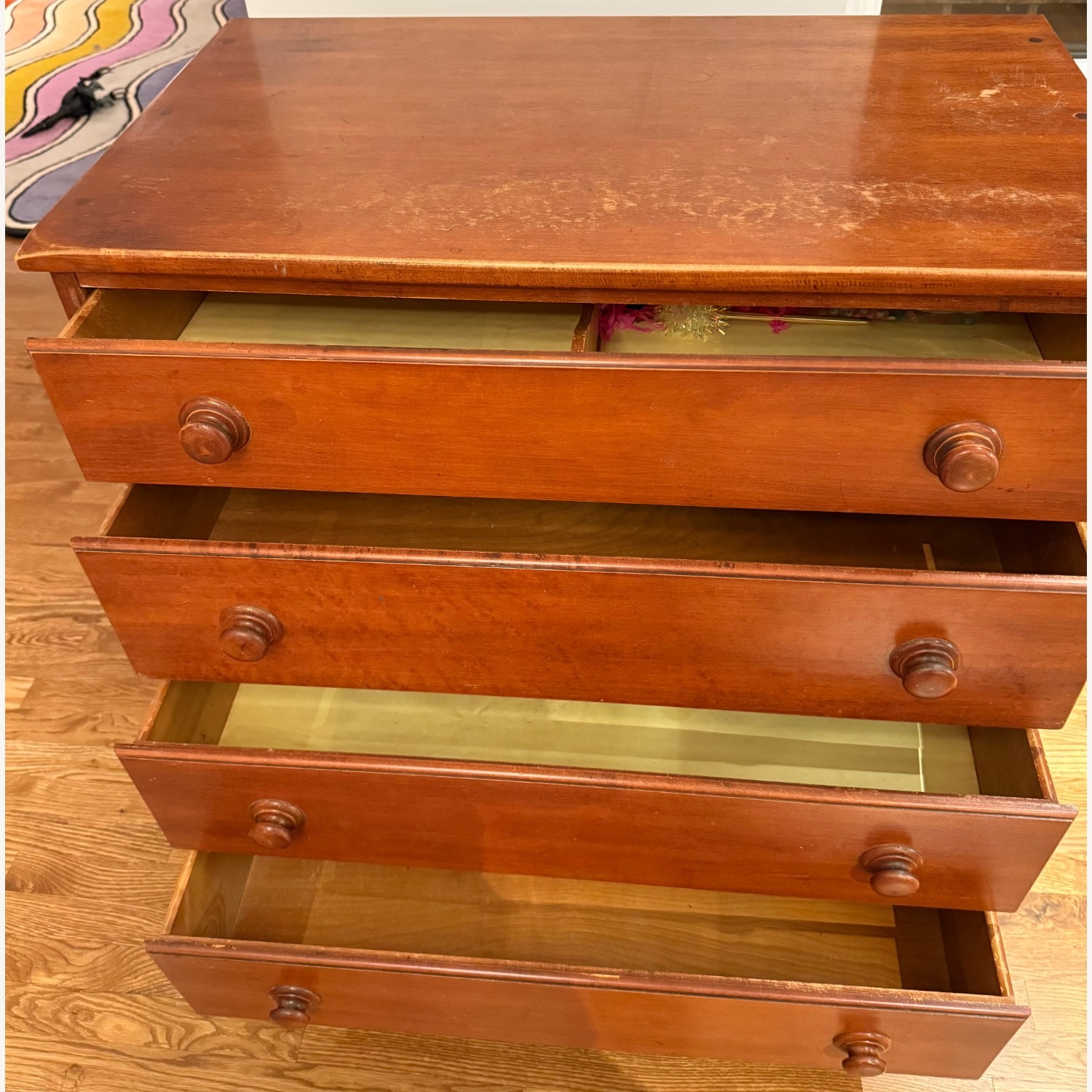 Vintage 4 Drawer Dresser - image-4
