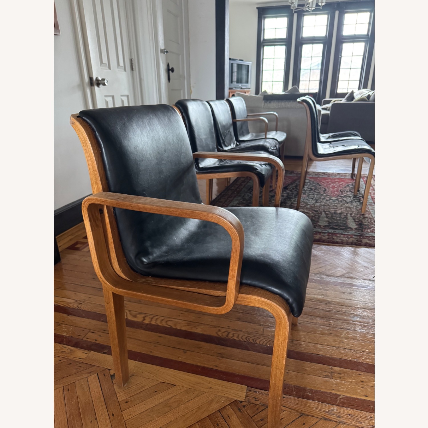 6 Knoll 1305-U Dining Chairs - image-1