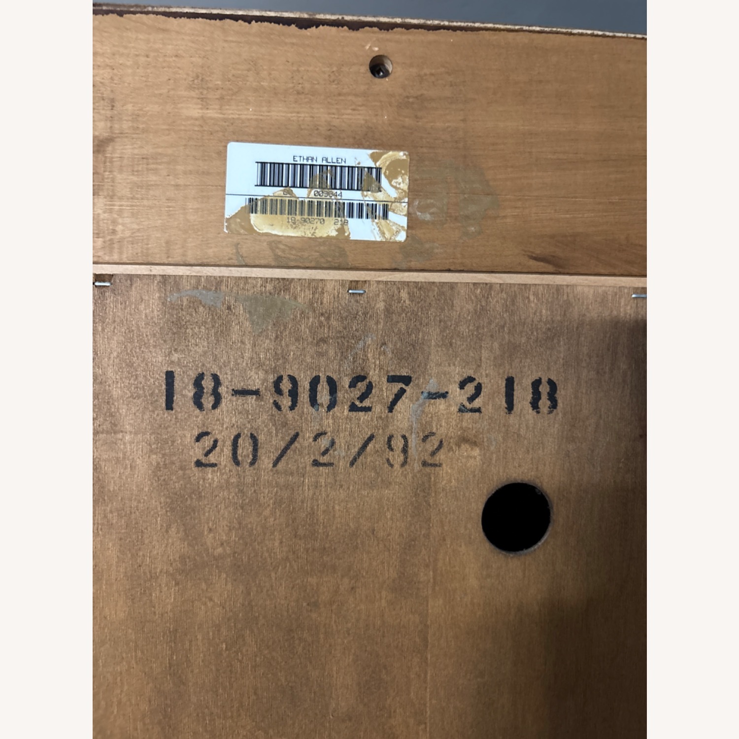 Ethan Allen Media Console with Corner Shelves - image-4