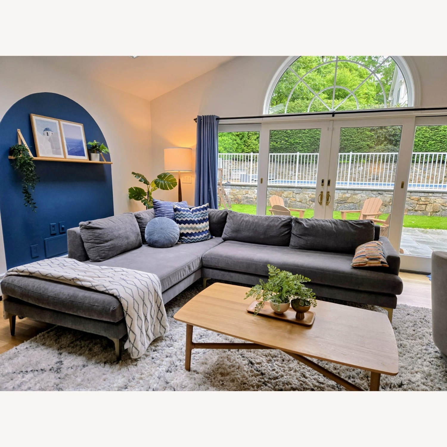 West Elm Andes 3 Piece Sectional Sofa - image-1