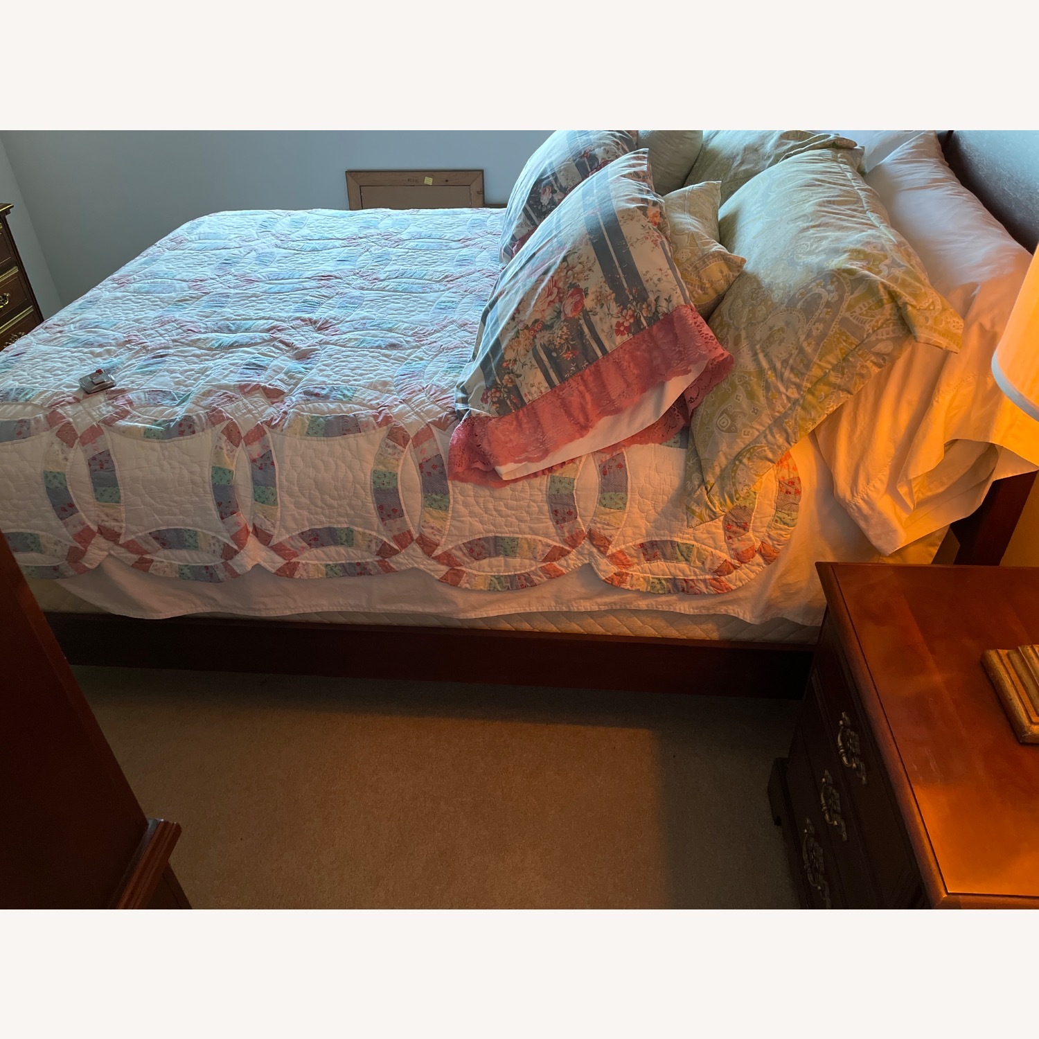 Solid Wood Headboard Bed - image-2