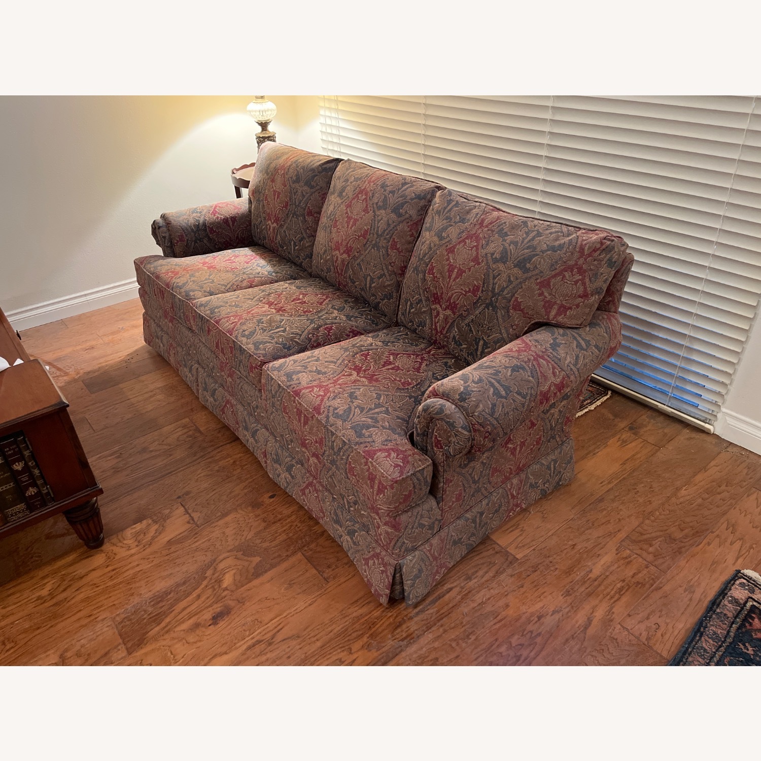 Drexel 7 Foot 3 Person Fabric Sofa - image-2