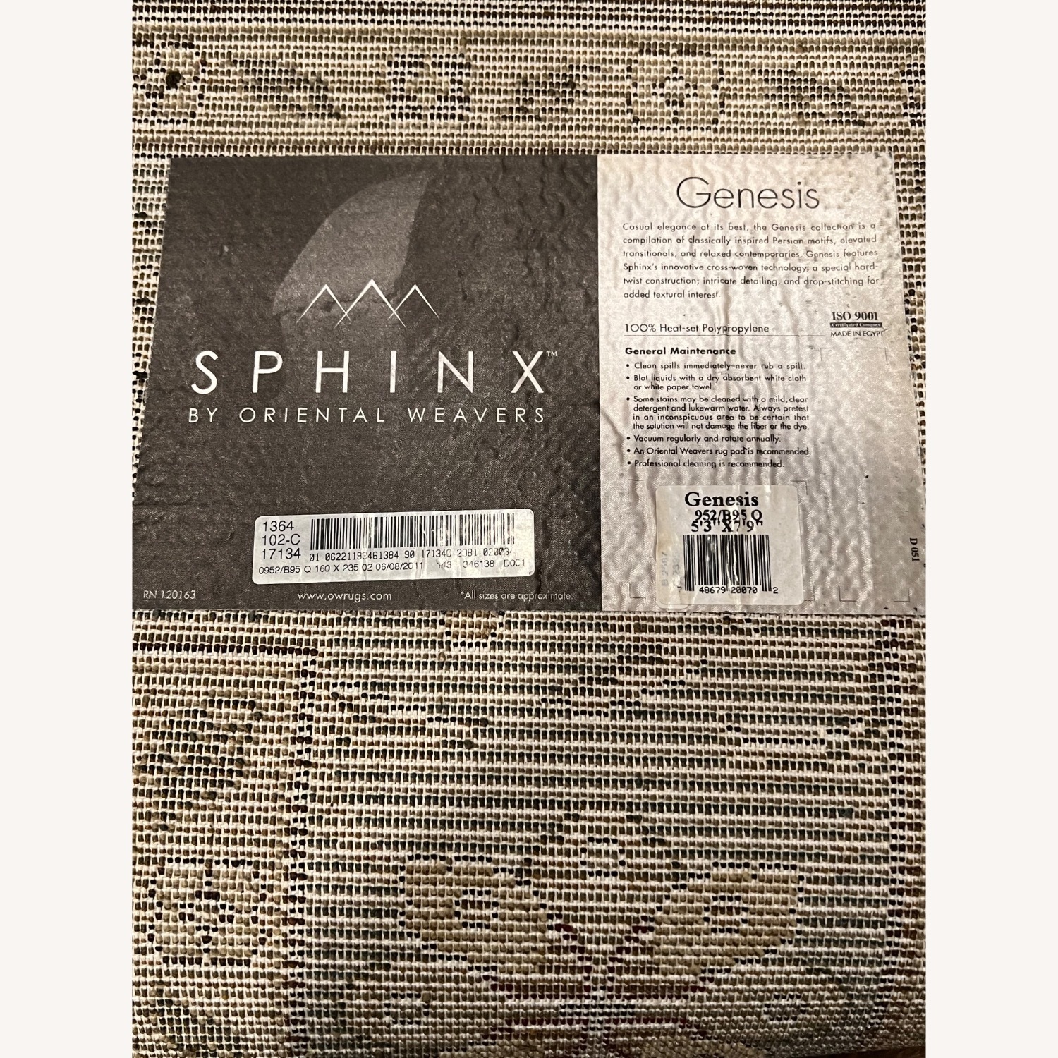 Oriental Weavers Sphinx Genesis Area Rug 5'3x7x9 - image-2