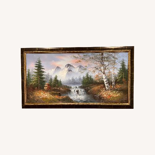 Used Wall Painting Winter Scenery for sale on AptDeco