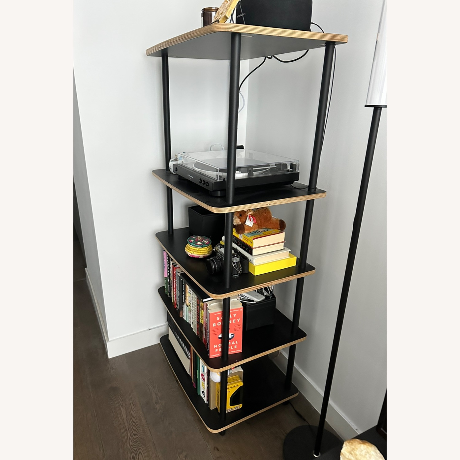 Inside Weather Atlas Bookshelf Shelving Unit Black - image-3