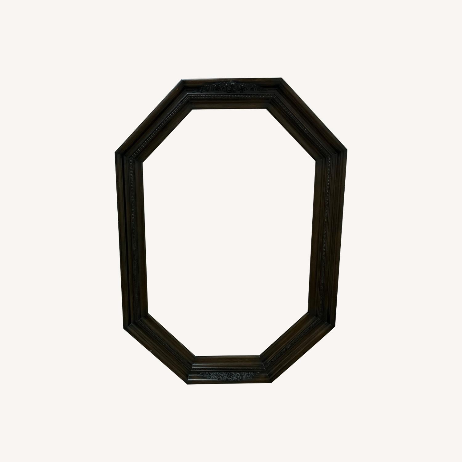 Vintage Octagon Beveled Glass Mirror - image-0