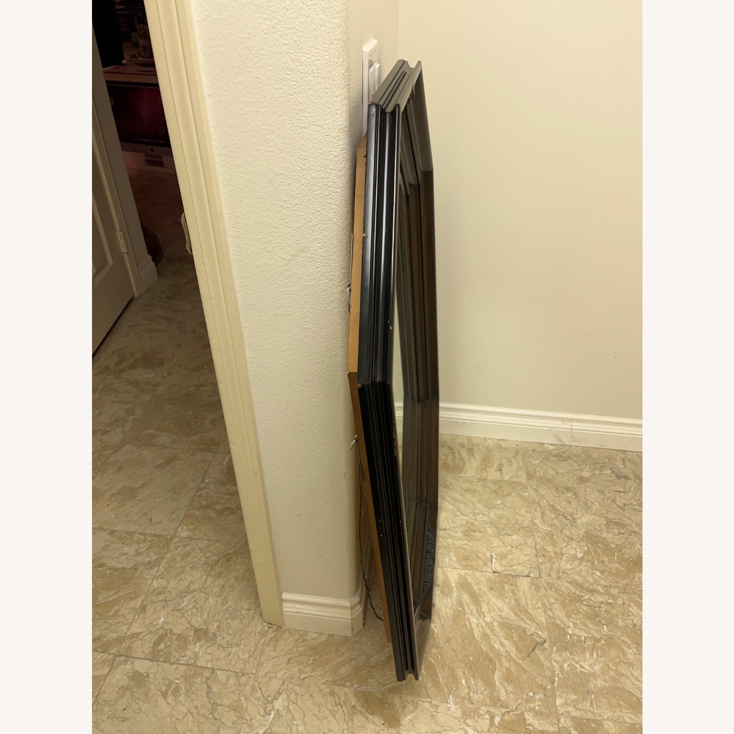 Vintage Octagon Beveled Glass Mirror - image-3