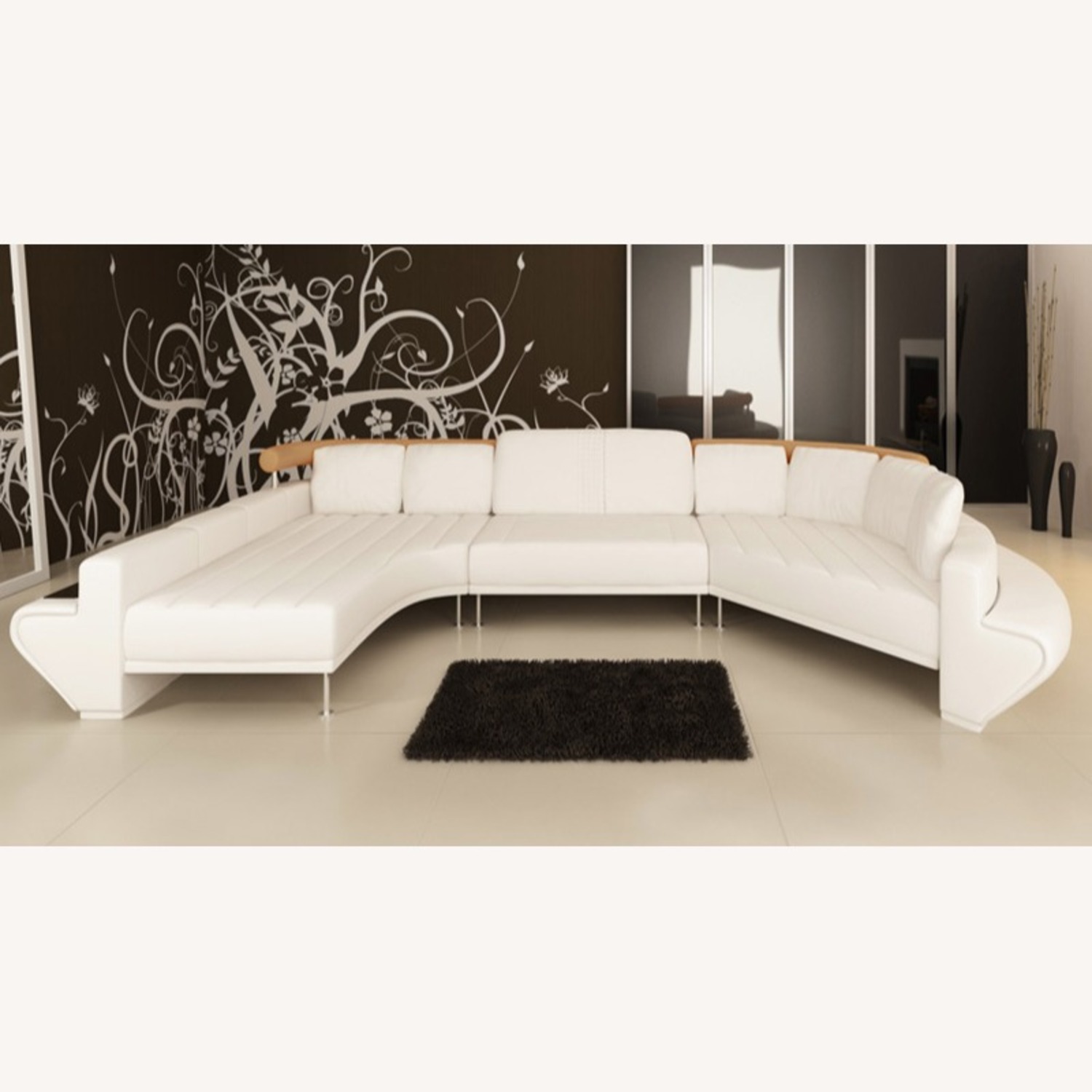 Designer Leather Sectional Las Vegas BULLHOFF - image-3