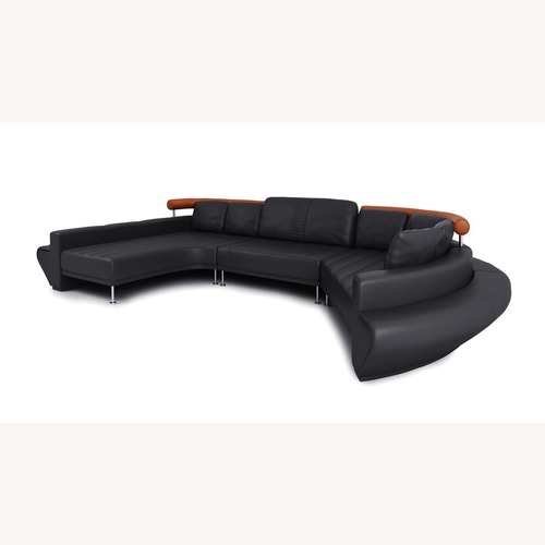 Used Designer Leather Sectional Las Vegas BULLHOFF for sale on AptDeco