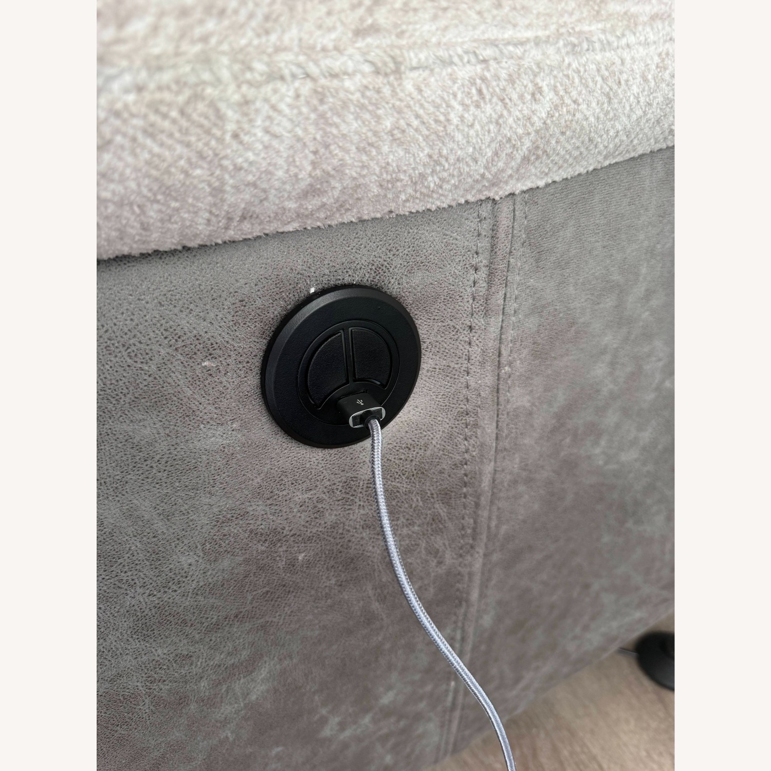 Bob's Discount Furniture Sonoma 90" Reclining Power Couch - image-5