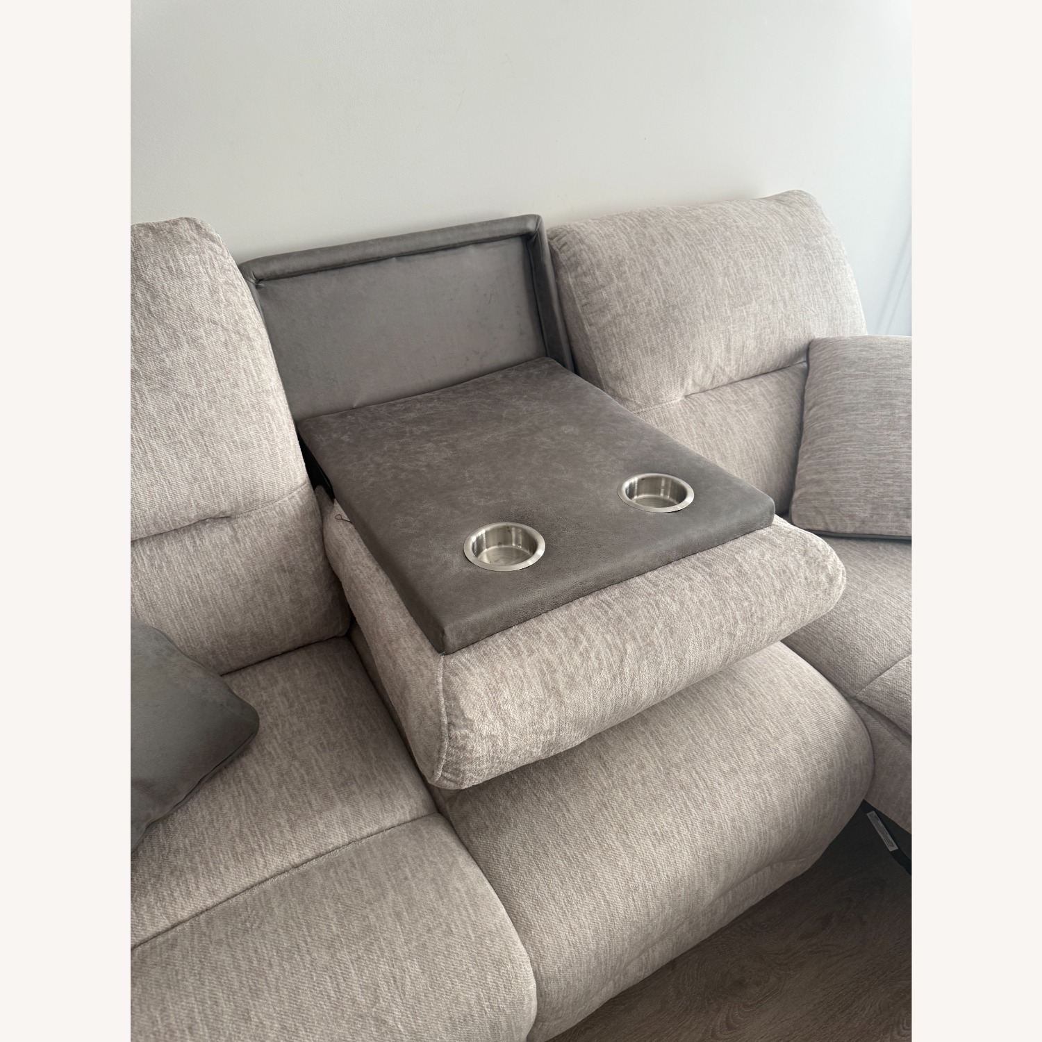 Bob's Discount Furniture Sonoma 90" Reclining Power Couch - image-4