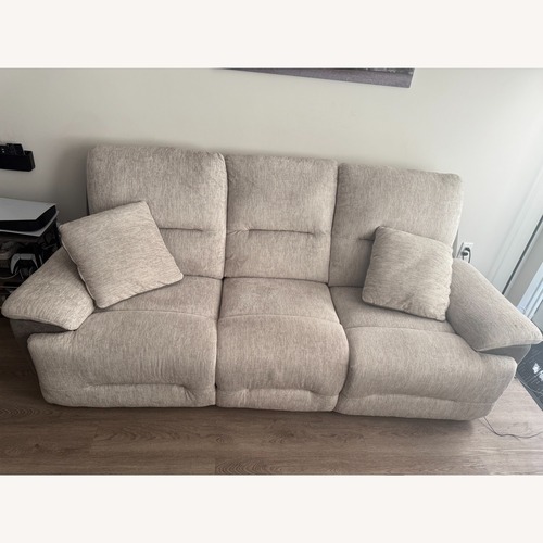 Used Bob's Discount Furniture Sonoma 90" Reclining Power Couch for sale on AptDeco