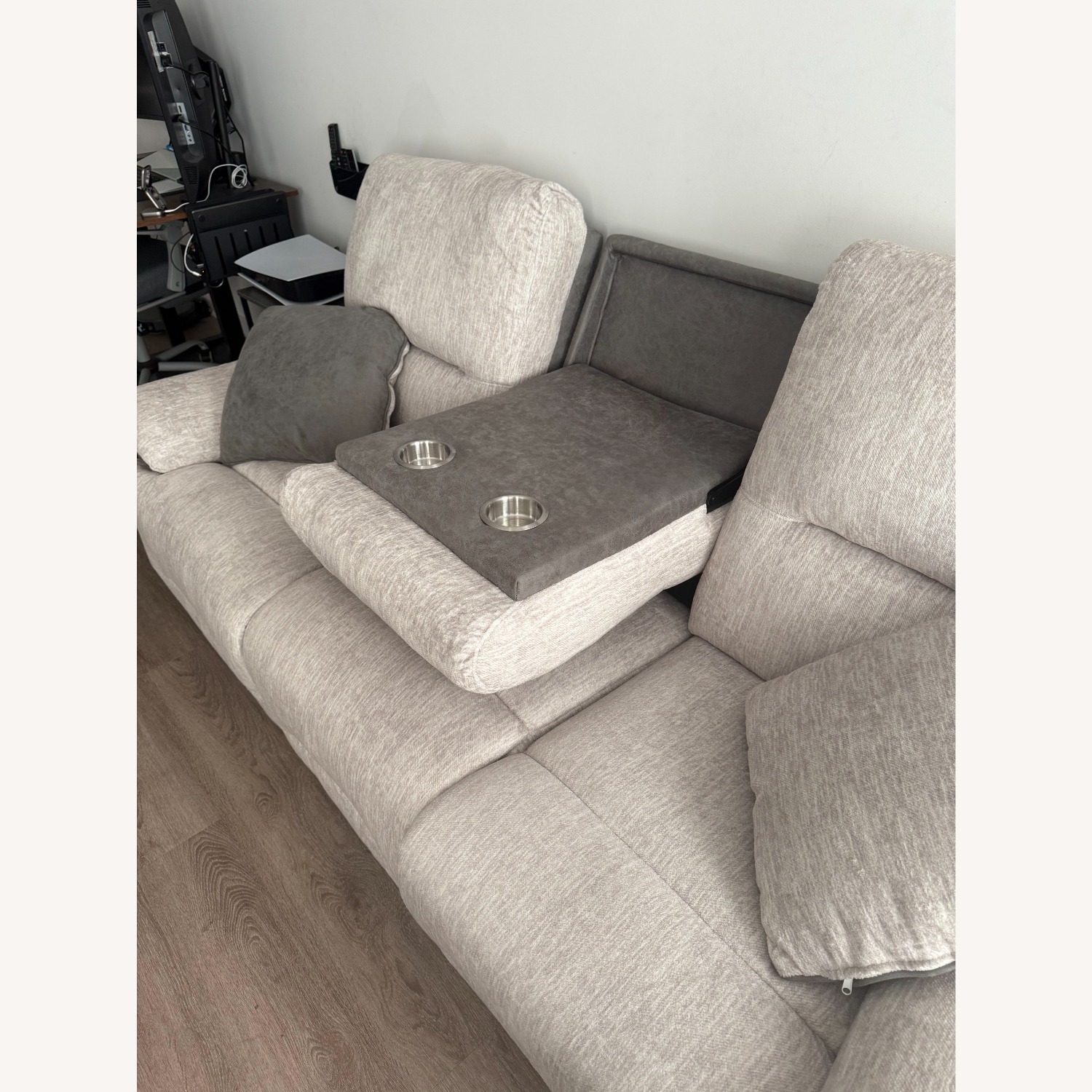 Bob's Discount Furniture Sonoma 90" Reclining Power Couch - image-6