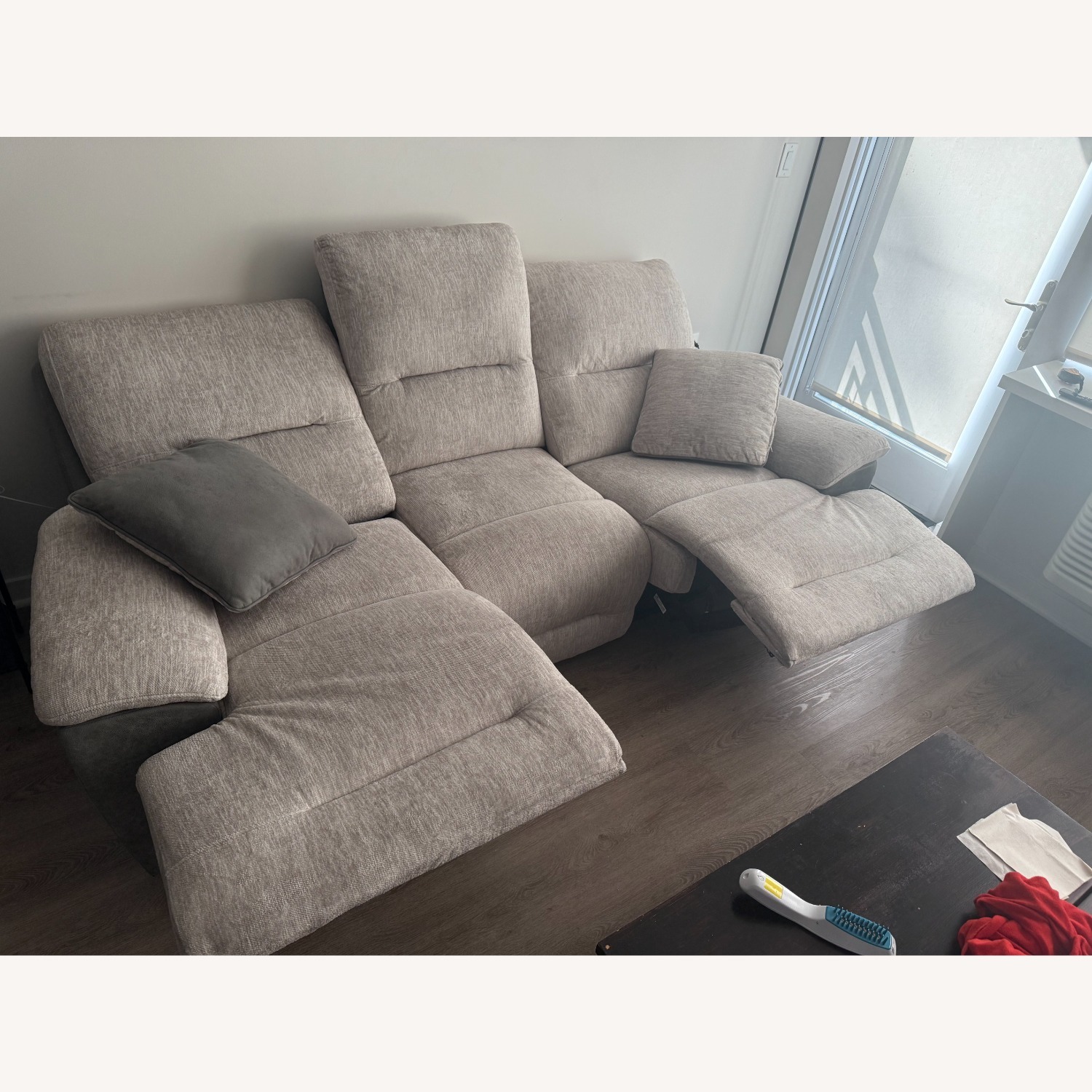 Bob's Discount Furniture Sonoma 90" Reclining Power Couch - image-3