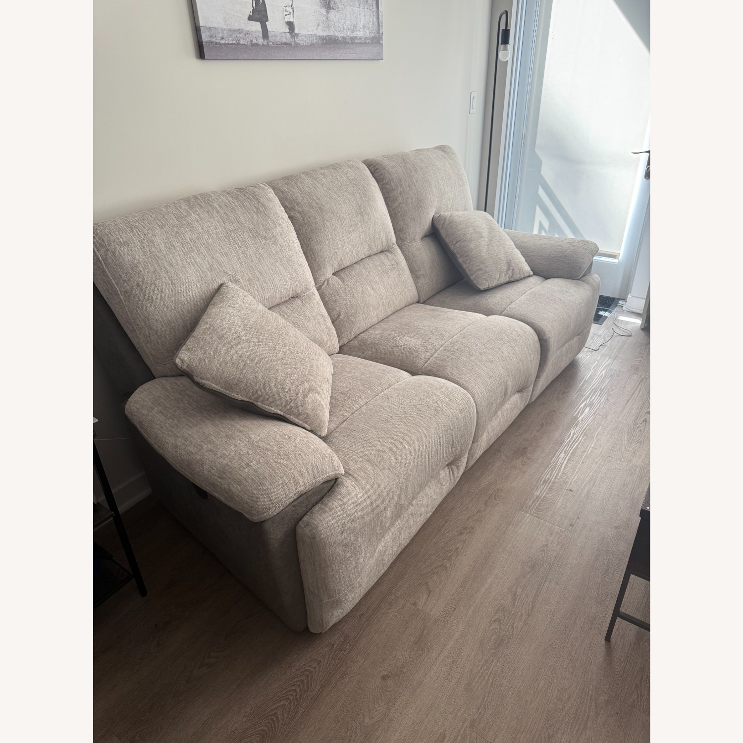 Bob's Discount Furniture Sonoma 90" Reclining Power Couch - image-1