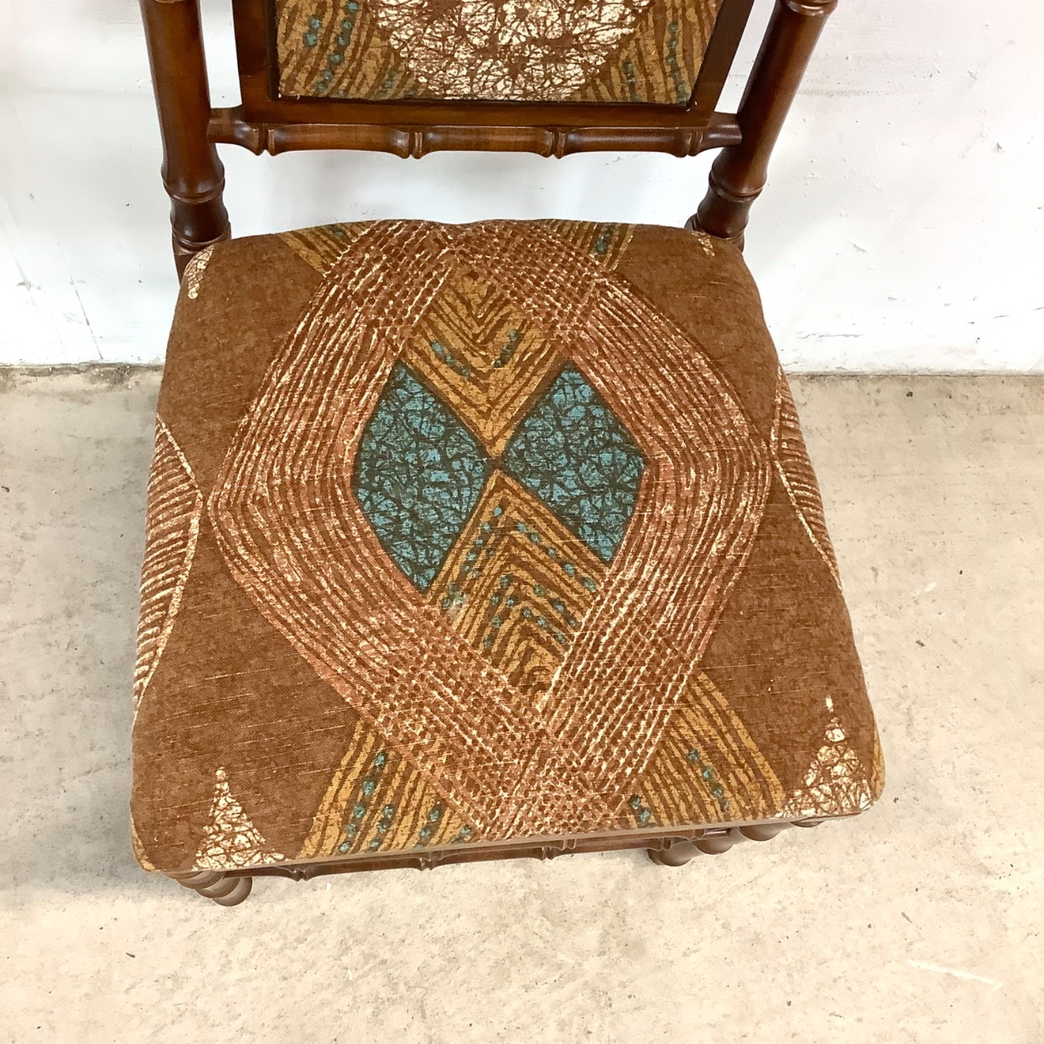 Vintage Faux Bamboo Folding Dining Chairs- Six - image-15