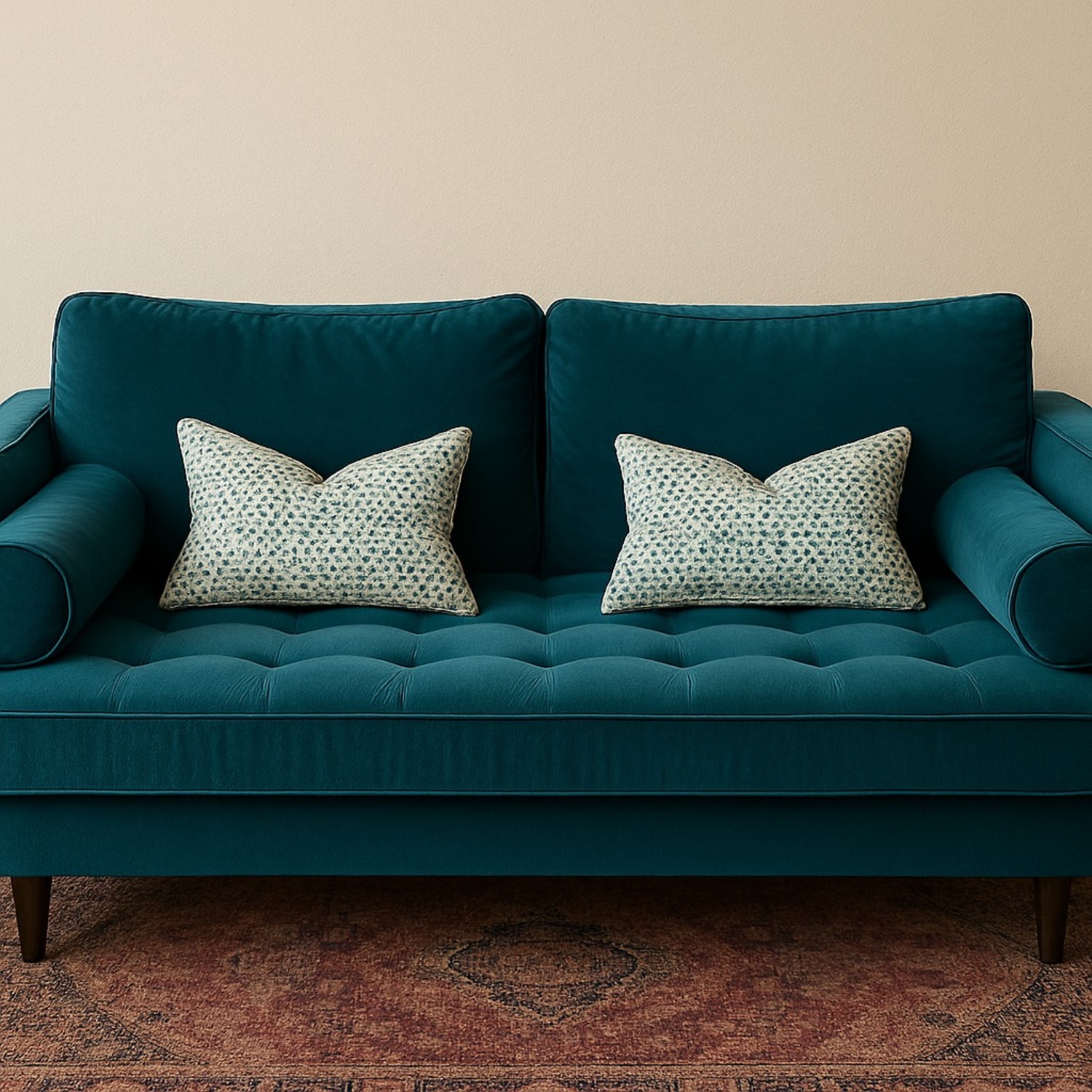 Article Sven 72" Velvet Loveseat - Pacific Ocean - image-4