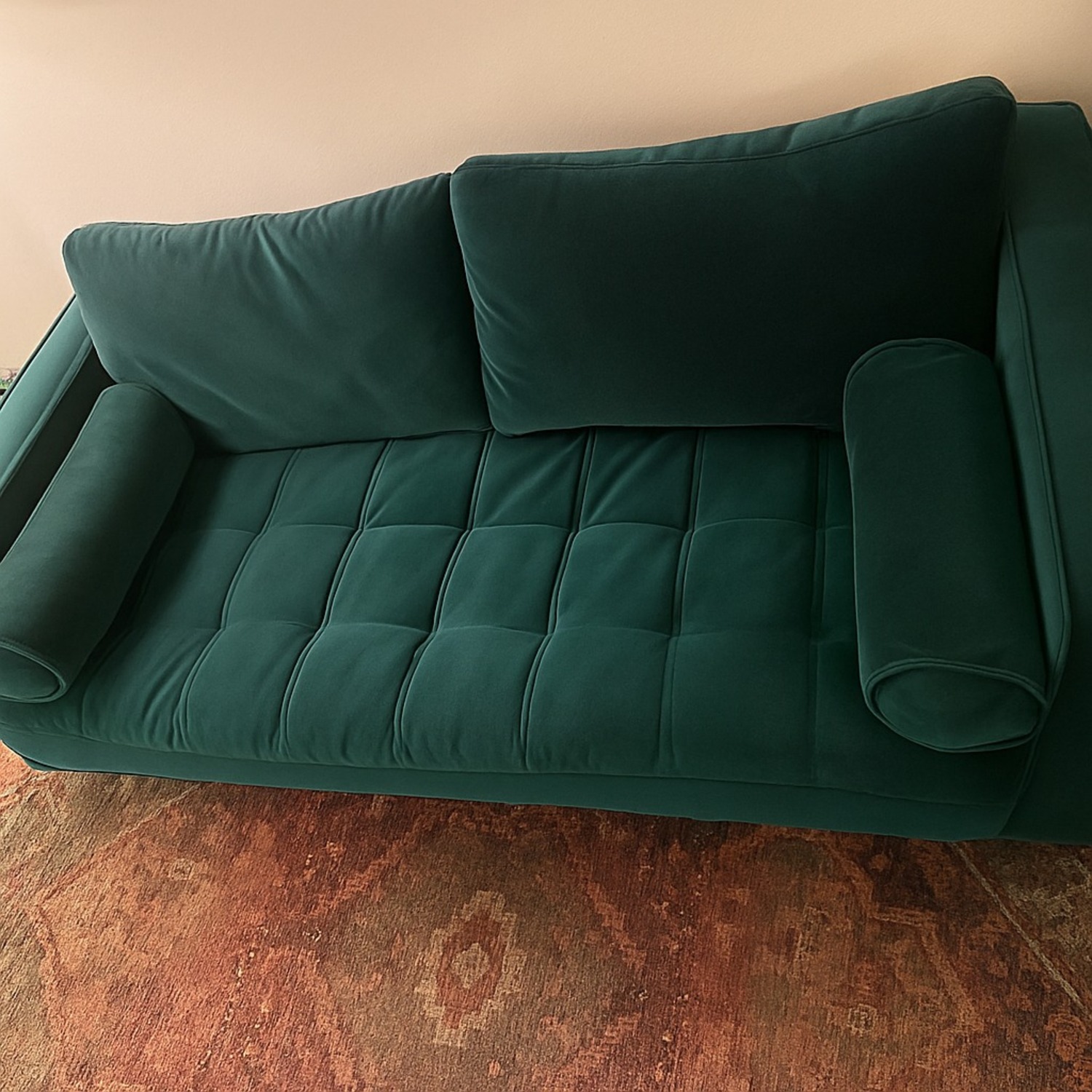 Article Sven 72" Velvet Loveseat - Pacific Ocean - image-3
