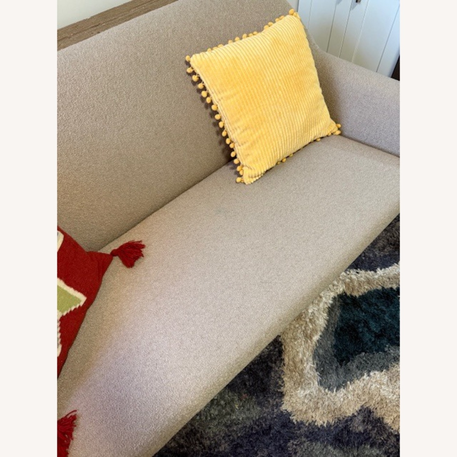 Gabriola 64" Loveseat - Sandstone Wool Bouclé - image-4