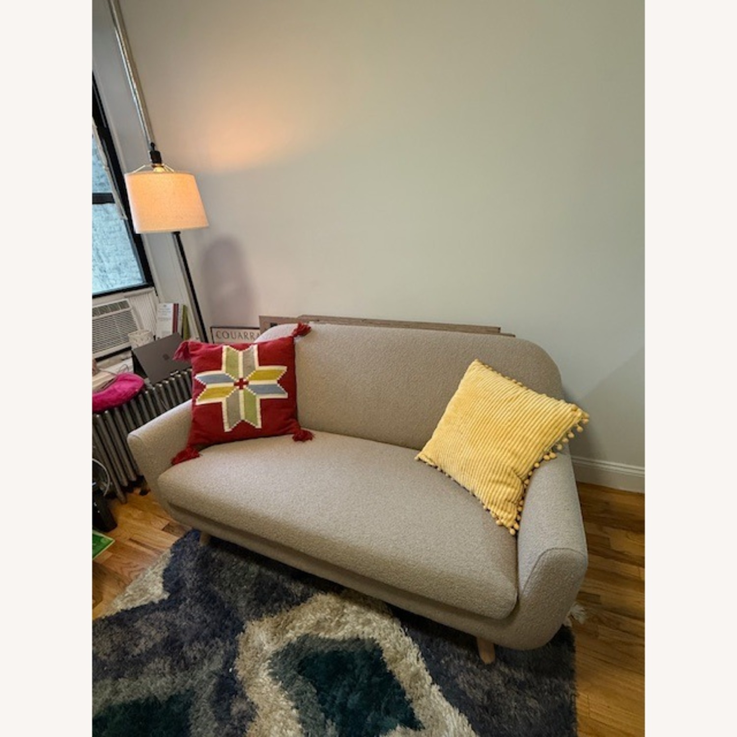 Gabriola 64" Loveseat - Sandstone Wool Bouclé - image-1