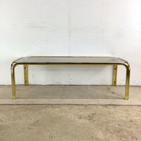 Vintage Modern Smoked Glass Coffee Table