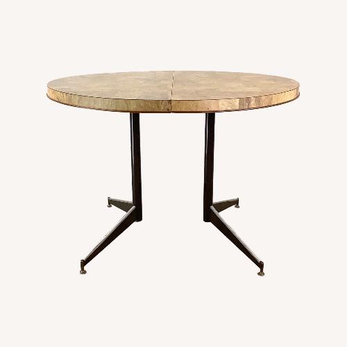 Used Vintage Round Dining Table for sale on AptDeco