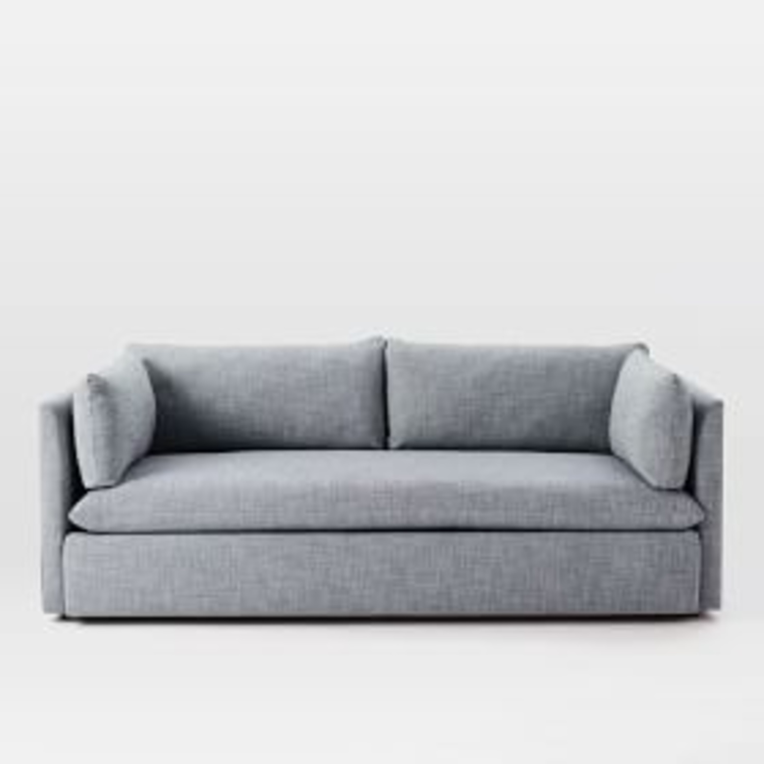 West Elm Gray Sleep Sofa - image-4