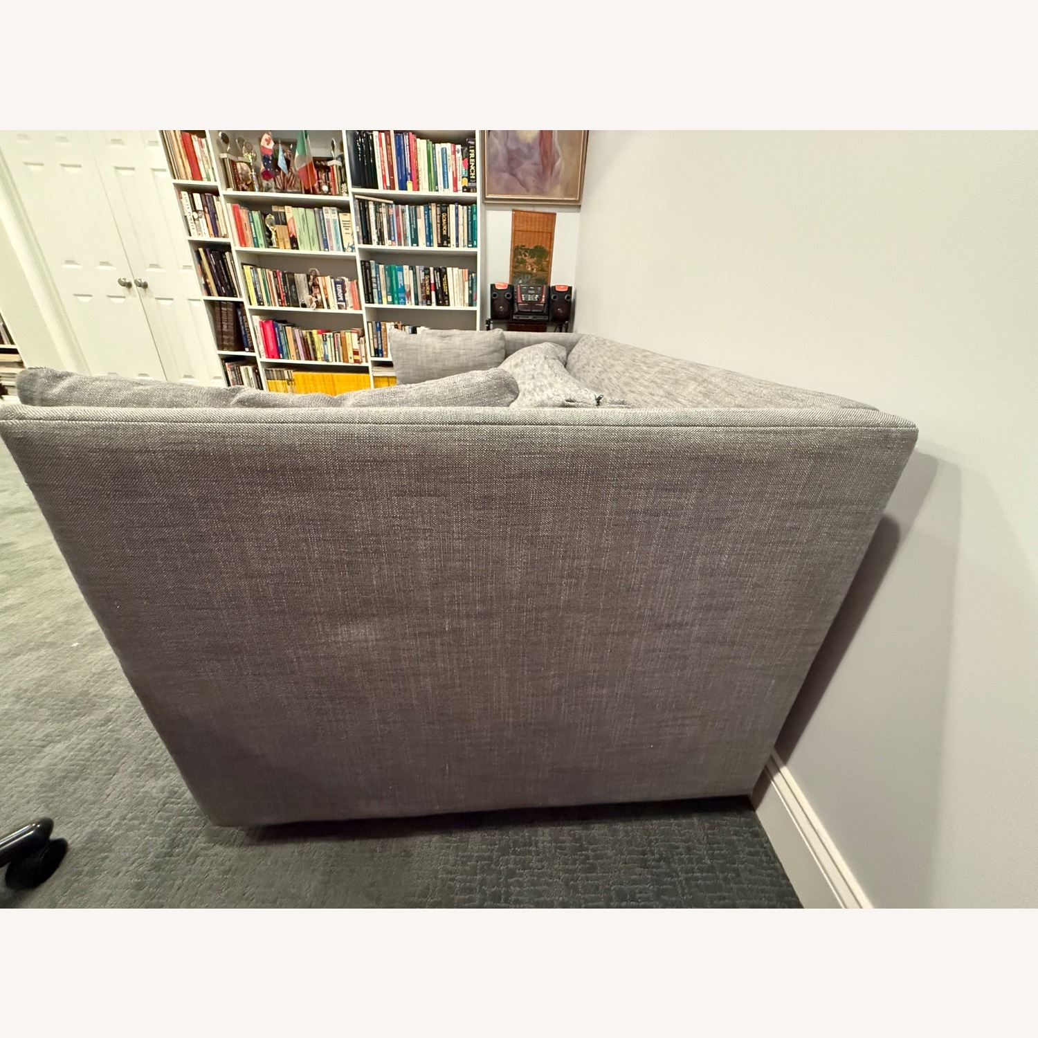 West Elm Gray Sleep Sofa - image-5