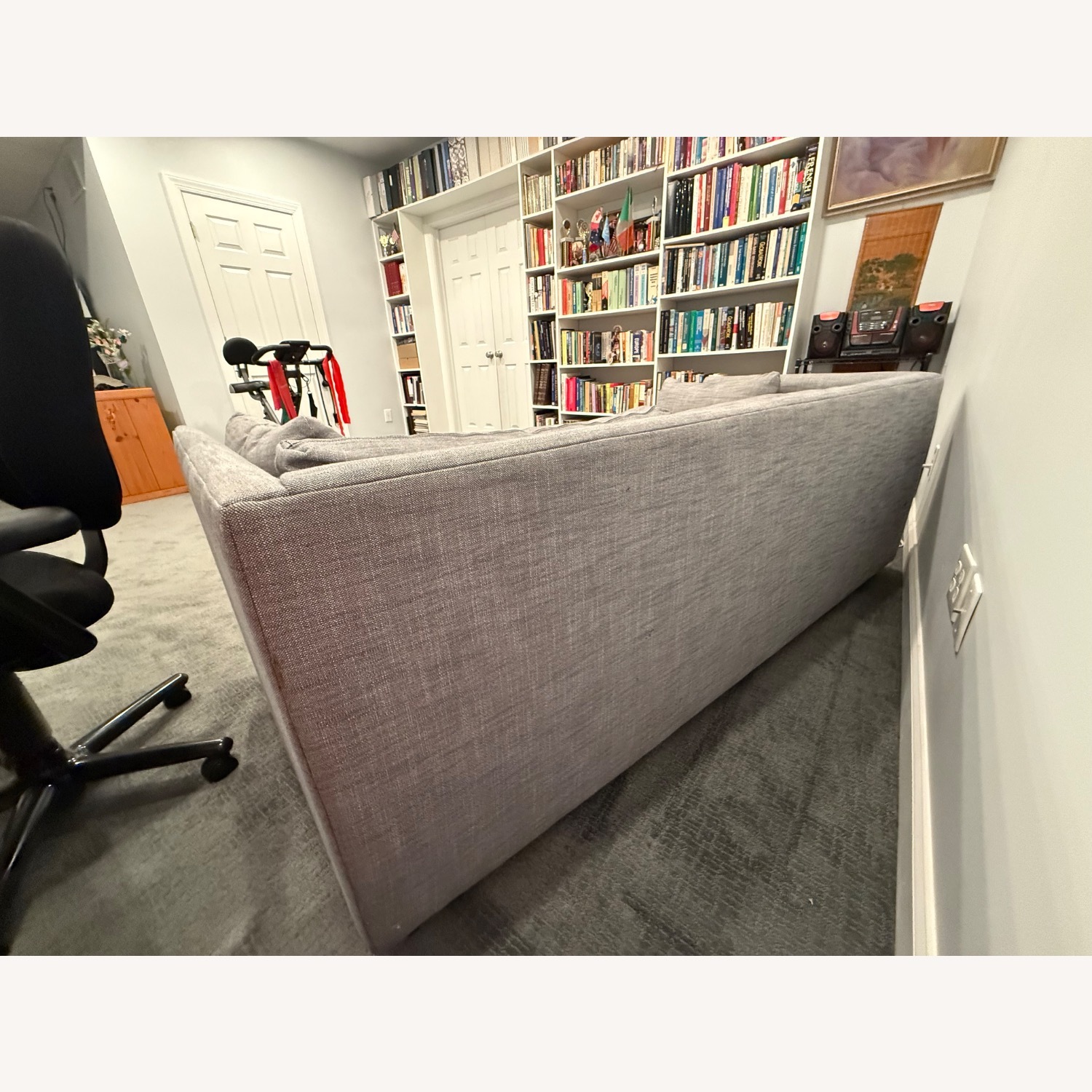 West Elm Gray Sleep Sofa - image-6