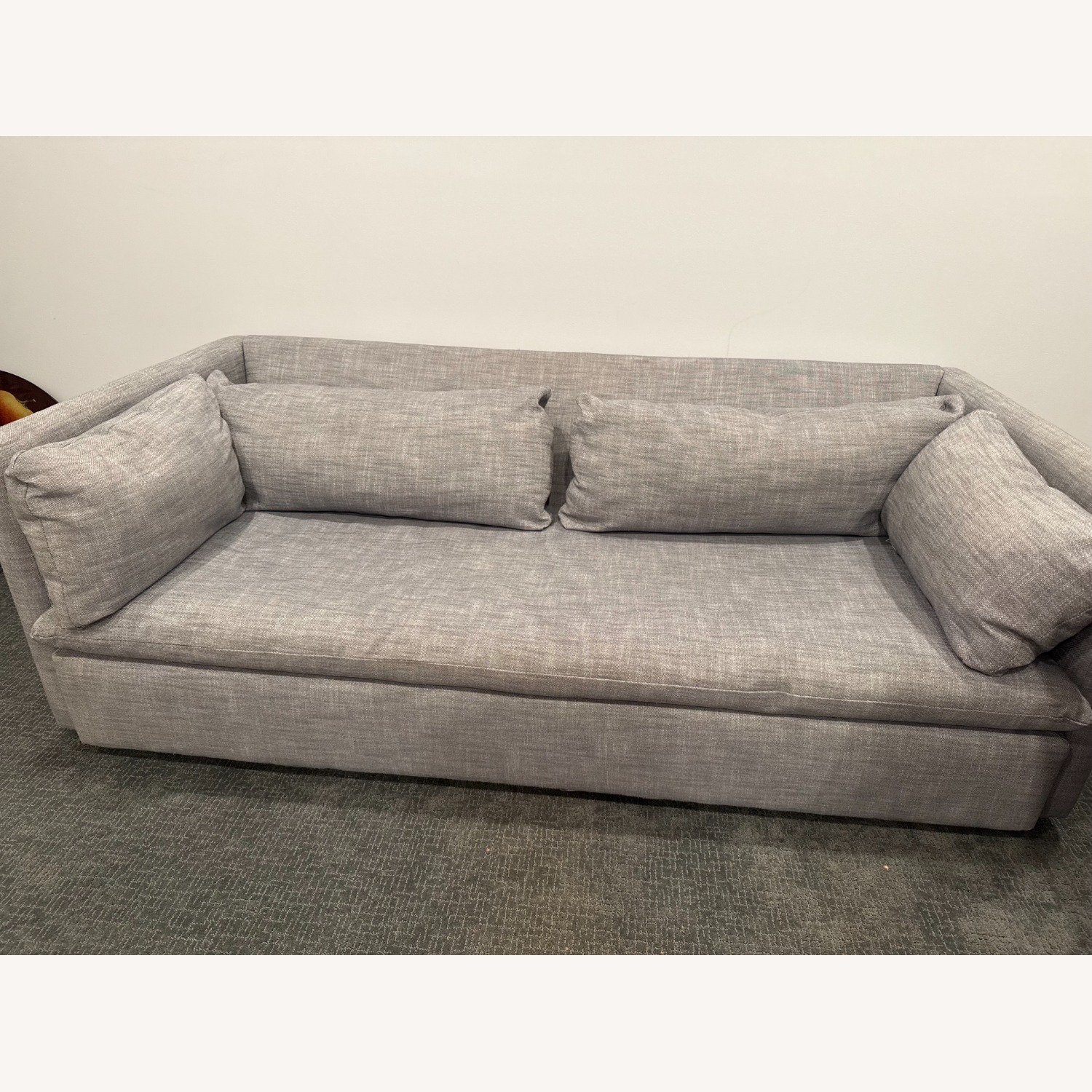 West Elm Gray Sleep Sofa - image-1