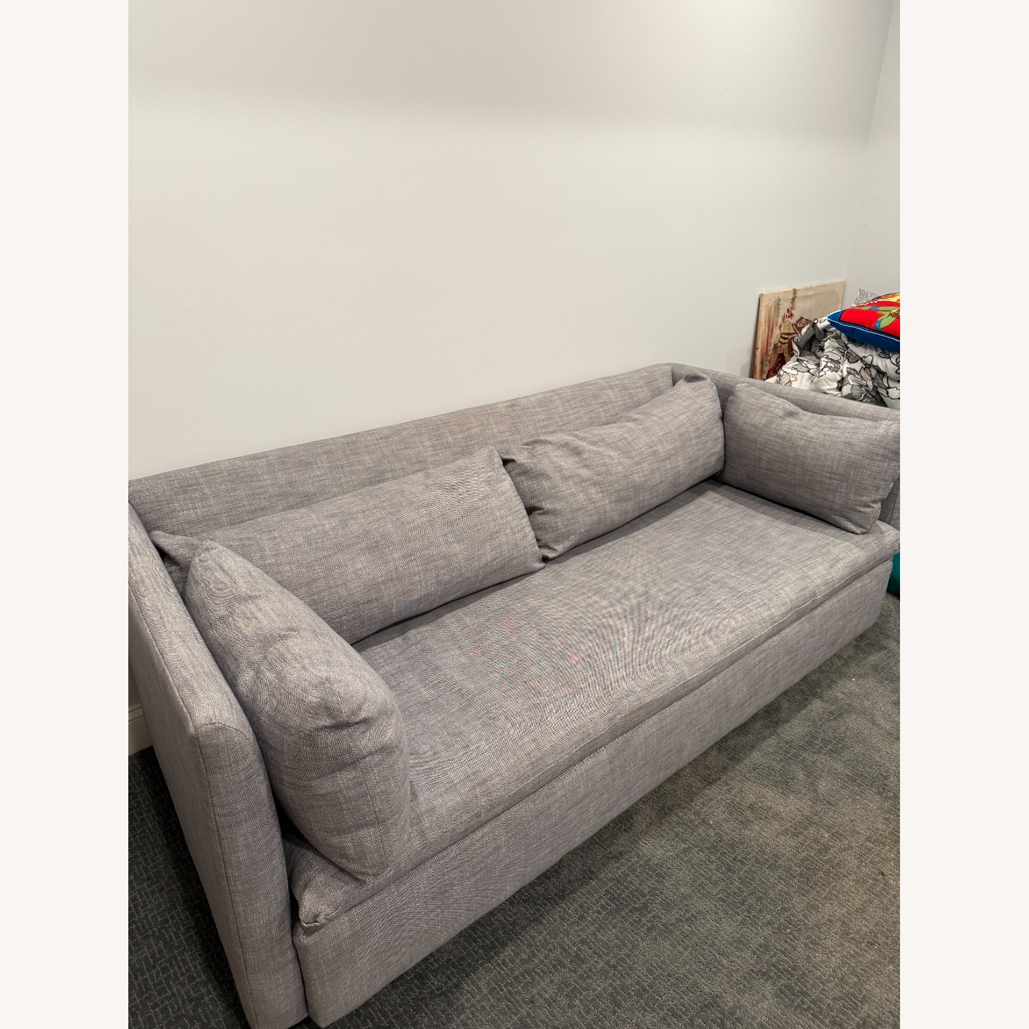West Elm Gray Sleep Sofa - image-2