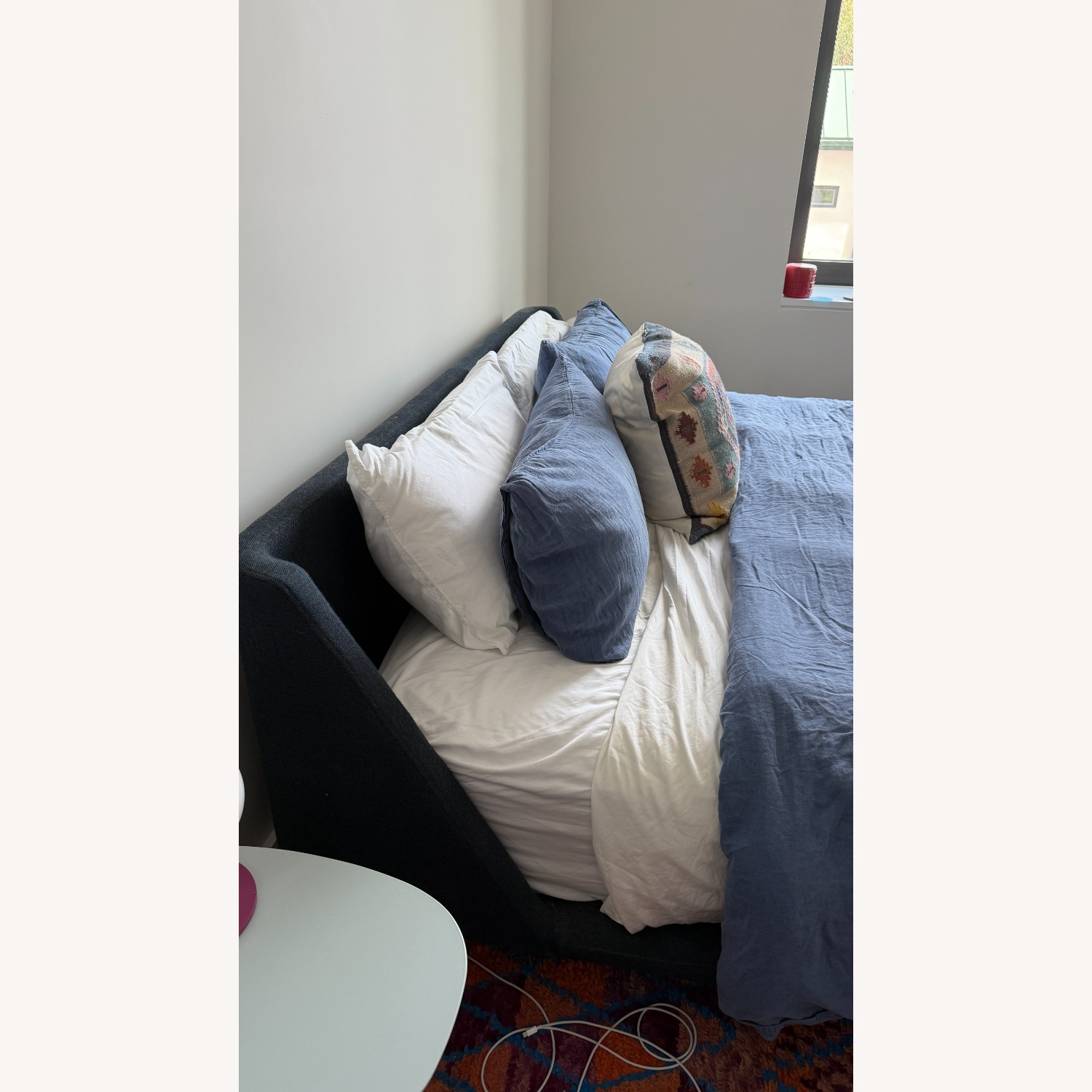 Blu Dot Nook King Bed in Edwards Navy - image-4