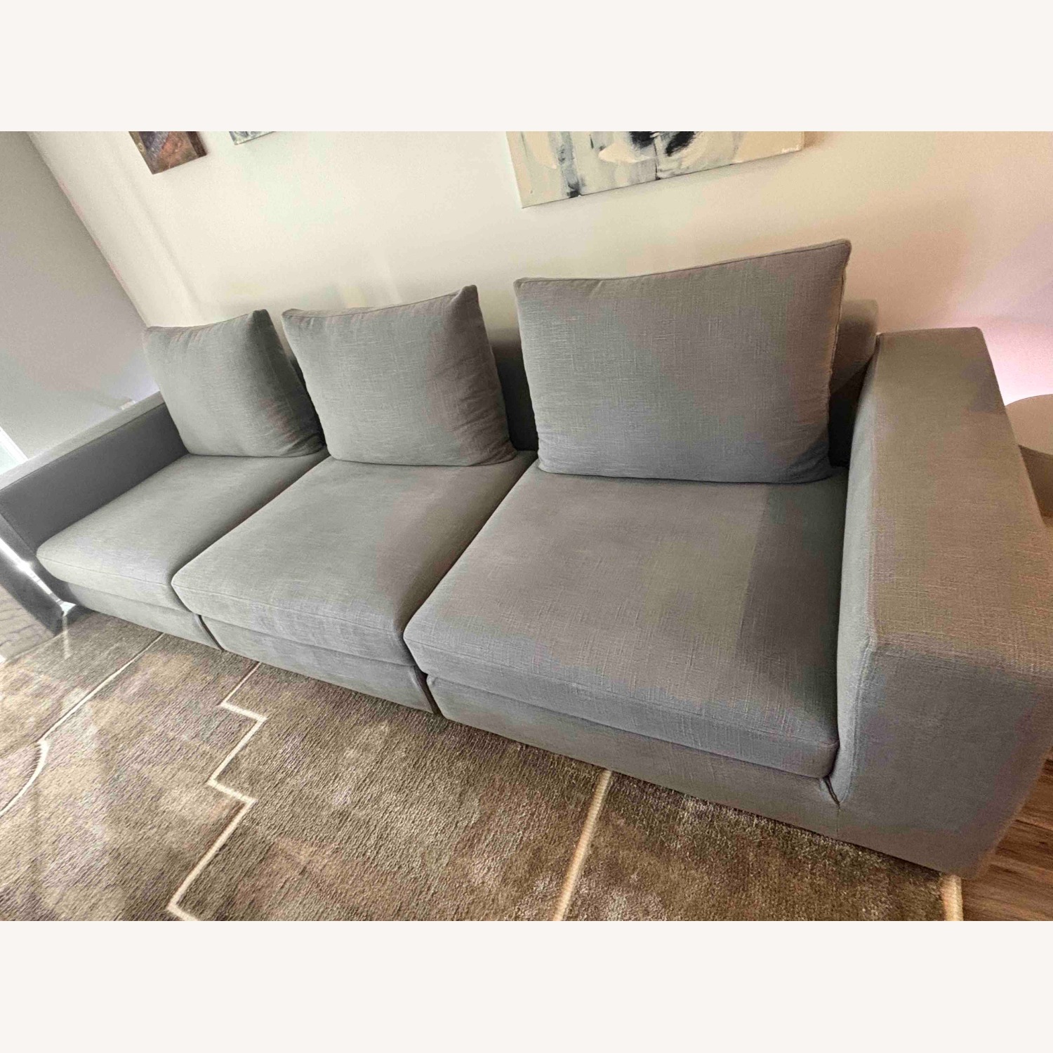 Braxton 3-Piece Sofa (Grey) - image-2
