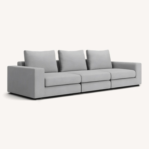 Used Braxton 3-Piece Sofa (Grey) for sale on AptDeco