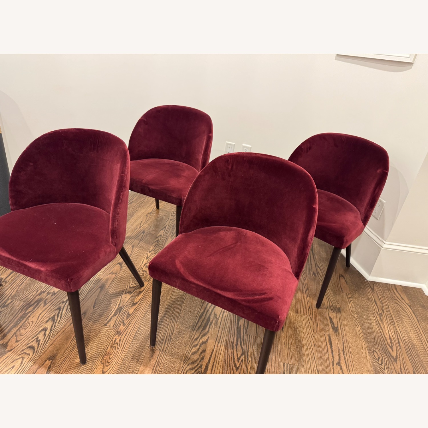 Crate & Barrel Camille Dining Chairs - image-1