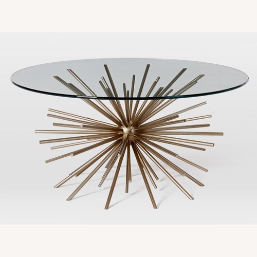 Used West Elm Starburst Coffee Table  for sale on AptDeco
