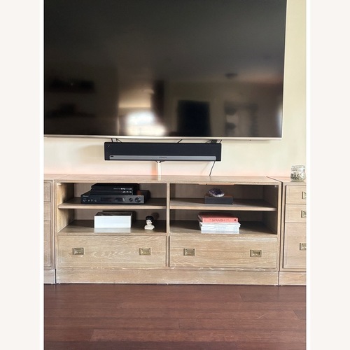 Used TV Stand, Double Open Base for sale on AptDeco